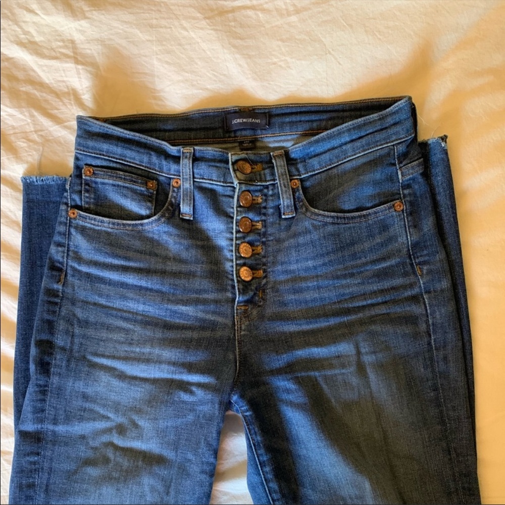 🗽JCREW 10” High Rise Toothpick Jeans